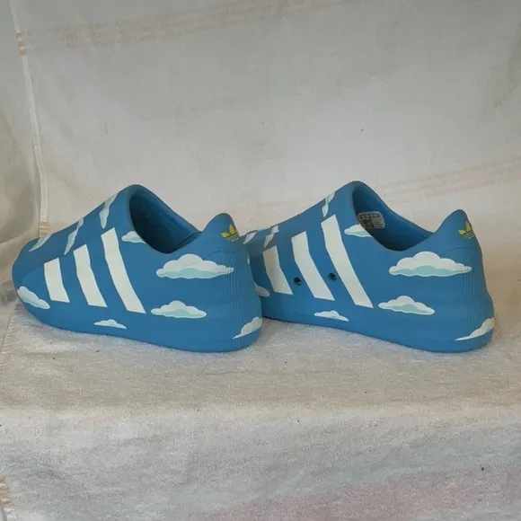 NEW ADIDAS SIMPSONS Kids Cloud Print Shoes - Blue