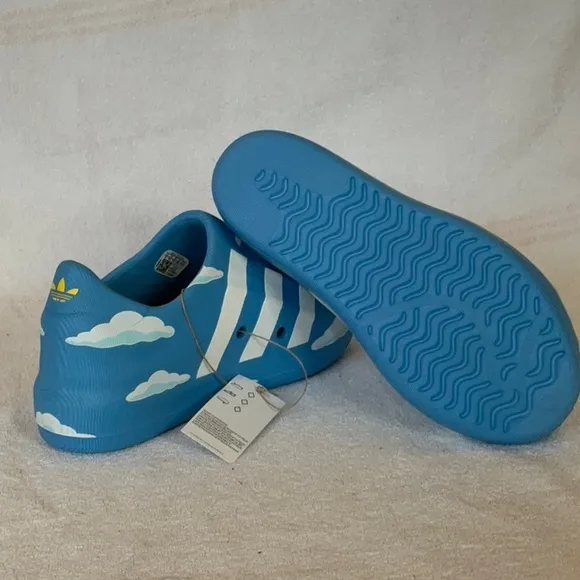 NEW ADIDAS SIMPSONS Kids Cloud Print Shoes - Blue