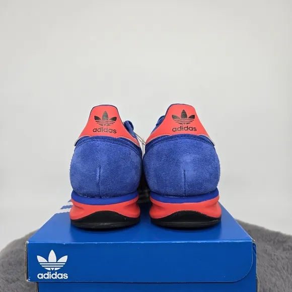 New adidas SL72 RS Blue Bright Red Men's Shoes Size 12