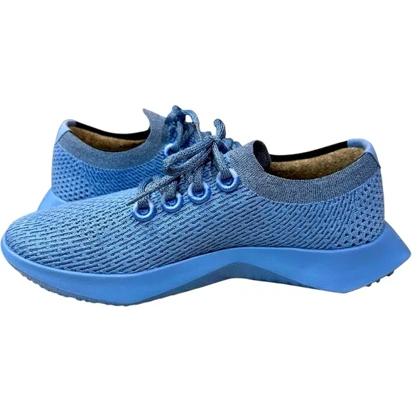 NEW ALLBIRDS TREE DASHER 2 PURE AZURE SNEAKER SHOES BLUE LACE UP MEN'S SIZE 11.5