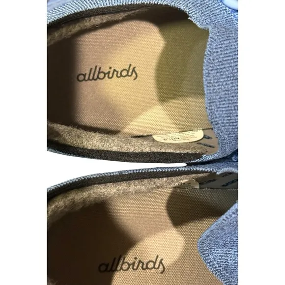 NEW ALLBIRDS TREE DASHER 2 PURE AZURE SNEAKER SHOES BLUE LACE UP MEN'S SIZE 11.5