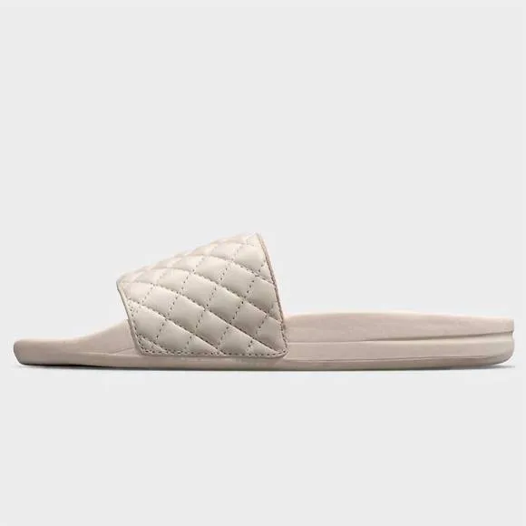 NEW APL women's lusso slide in creme/rose dust