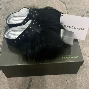 🌸New Arrival🌸 Longchamp women's goat fur slippers