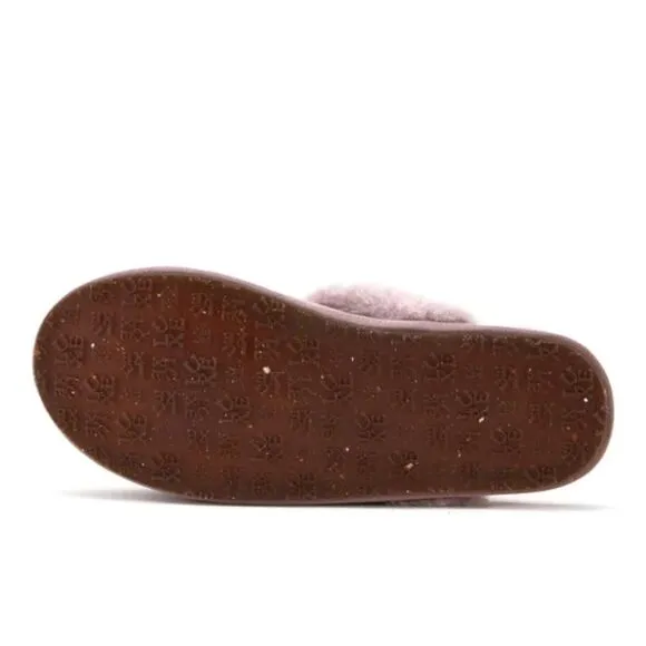 New Australia Luxe Slippers Closed MULE Pink Dusk sheepskin Fur size x small 4-5