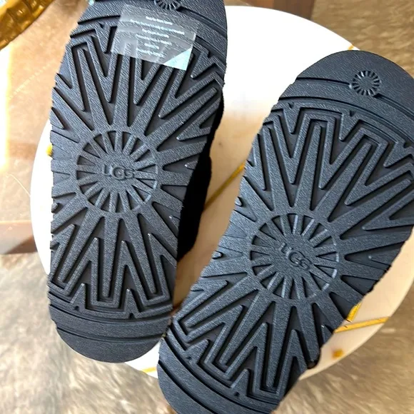 New Authentic UGG Disco knot slide platform slippers sz9