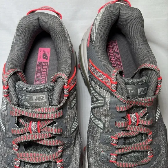 New Balance 410 V6 Trail Running Shoes Gray Pink Sneakers Hiking Women’s 6