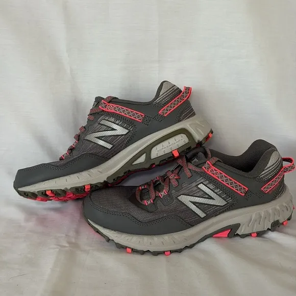 New Balance 410 V6 Trail Running Shoes Gray Pink Sneakers Hiking Women’s 6