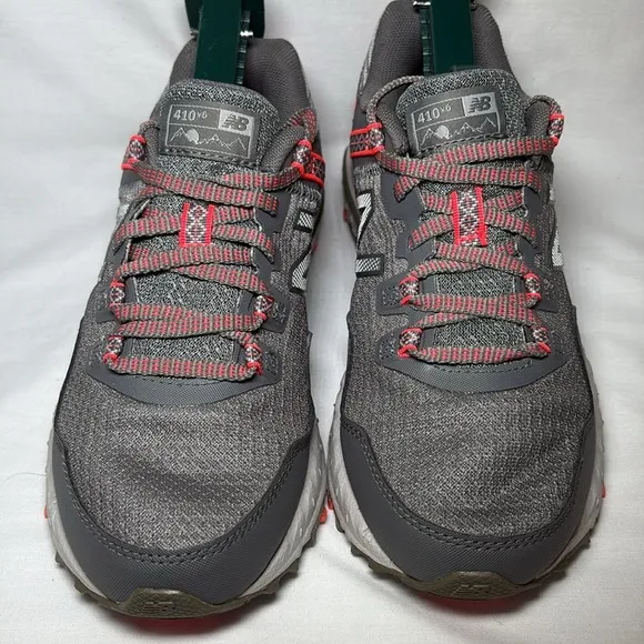 New Balance 410 V6 Trail Running Shoes Gray Pink Sneakers Hiking Women’s 6