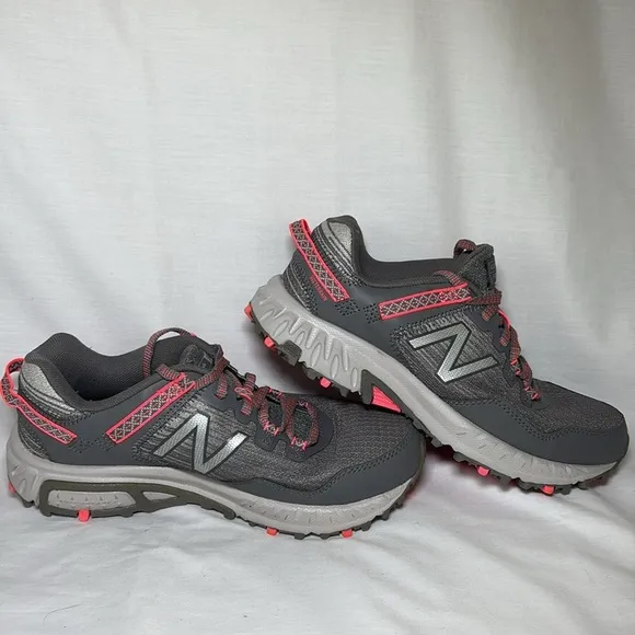 New Balance 410 V6 Trail Running Shoes Gray Pink Sneakers Hiking Women’s 6