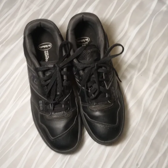 New Balance 550 Dr. Scholl's Work IN Comfort Men's Black Sneakers Size 8.5
