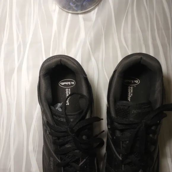 New Balance 550 Dr. Scholl's Work IN Comfort Men's Black Sneakers Size 8.5
