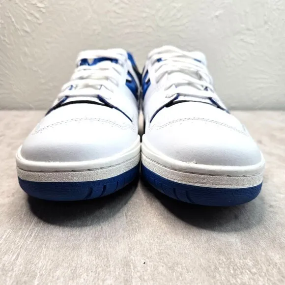 New Balance 550 Sneakers Mens 10.5 White Royal Blue Streetwear Low Top Shoes