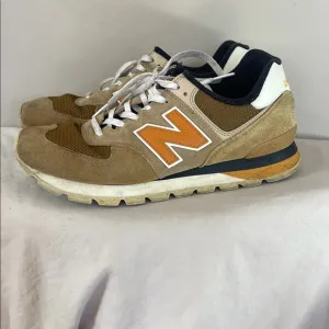 New Balance 574 Rugged Workwear Men's 11 Brown Orange Sneakers Shoes Footwear