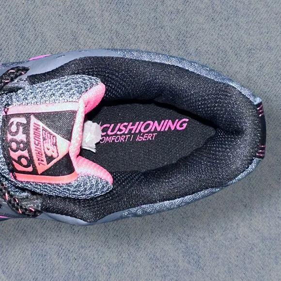 New Balance 589 Industrial Safety Shoes Steel Toe Gray/Pink, Women’s Size 7