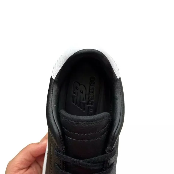 New Balance CT210 V1 Youth Boys Leather Sneaker Size 4.5 Black/White Skate Shoes