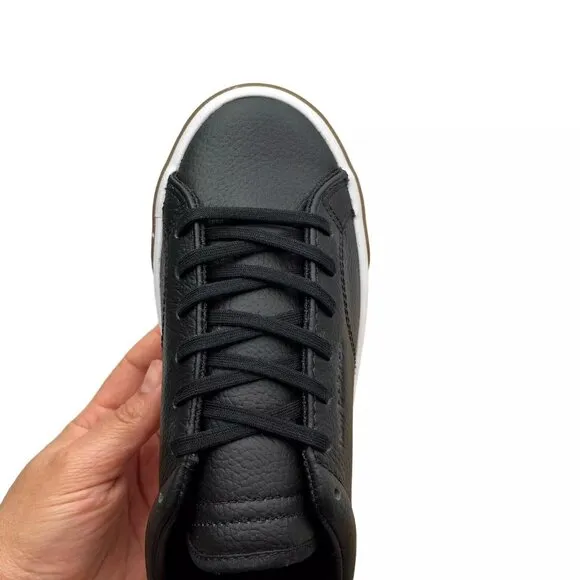 New Balance CT210 V1 Youth Boys Leather Sneaker Size 4.5 Black/White Skate Shoes
