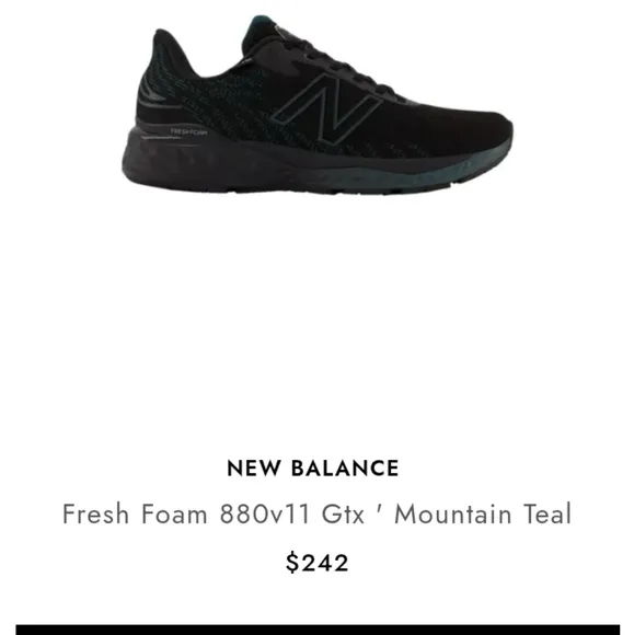 New Balance Fresh Foam Hierro V6 Mountain Teal Blaze