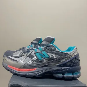 New Balance Gray and Teal Running Shoes