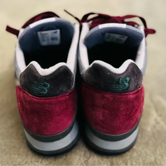 New Balance M996GK 996 Connoisseur Painters Grey Burgundy Red Size 10-1/2