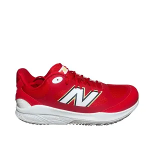 New Balance Red Athletic Sneakers fresh foam 3000 baseball turf shoes size 11.5