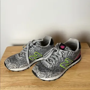 New Balance Womens 515v3 Animal Print Leopard Zebra Print Grey Pink Black size 8