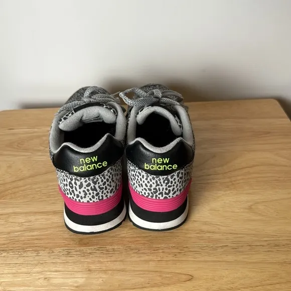 New Balance Womens 515v3 Animal Print Leopard Zebra Print Grey Pink Black size 8