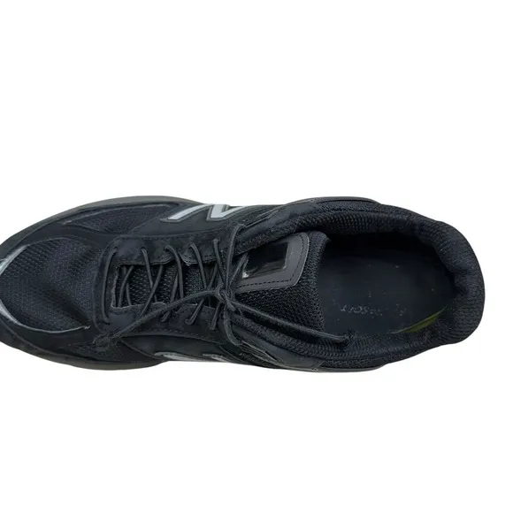 New Balance Womens 990v5 Running Sneaker Shoe Cushioned Black Silver Size US 12
