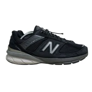 New Balance Womens 990v5 Running Sneaker Shoe Cushioned Black Silver Size US 12