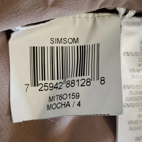 NEW BCBG MAXAZRIA Runway Simson Mocha Cocktail Dress Party Elegant Luxury