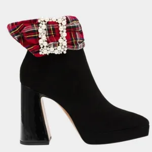 🌸NEW BETSEY JOHNSON ANKLE BOOTS Sz 8.5 WITH BOX.