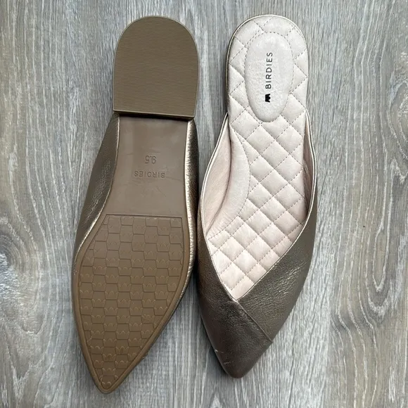 NEW  Birdies Shoes Birdies The Swan Gold 9.5