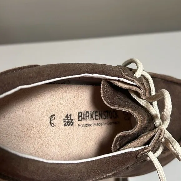 New Birkenstock Pasadena Suede Moccasin Shoes