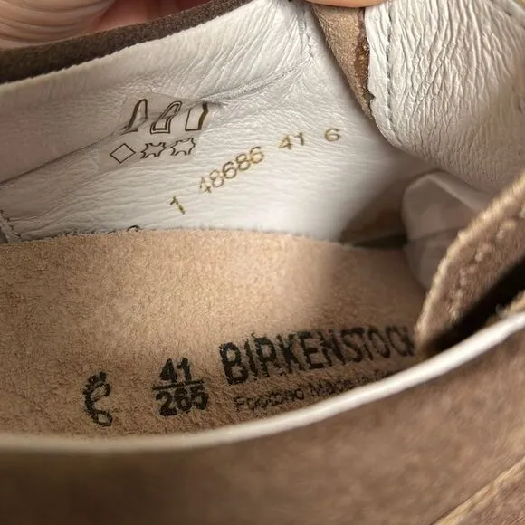 New Birkenstock Pasadena Suede Moccasin Shoes