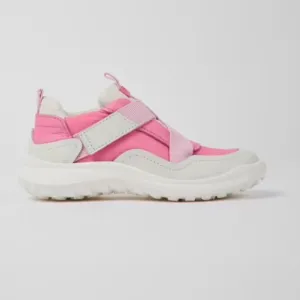 New! Camper Circular Strap CRCLR Pink Leather Sneakers