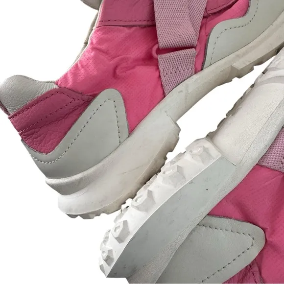 New! Camper Circular Strap CRCLR Pink Leather Sneakers