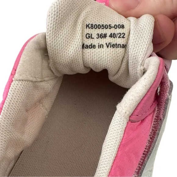 New! Camper Circular Strap CRCLR Pink Leather Sneakers