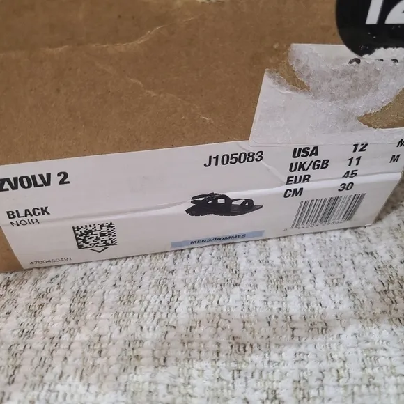 NEW Chaco Men's ZVolv 2 Sport Sandals Black sz 10 &amp; 12 Outdoor Shoes Straps