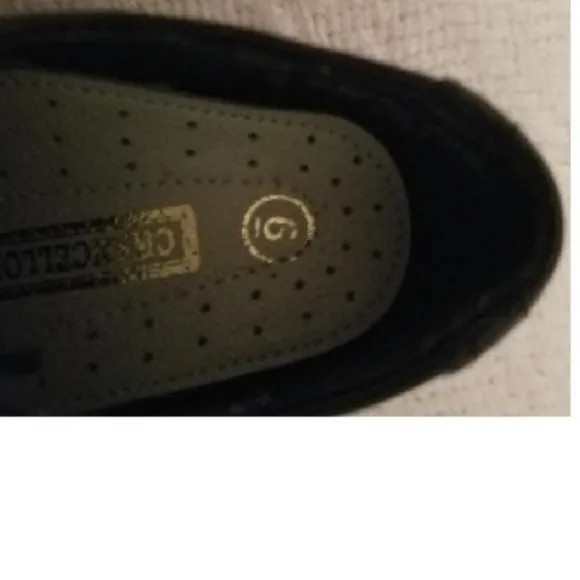 NEW Chancellor Perforated Design Black Oxford Boys Shoes Size 6 DRESSY CUTE!