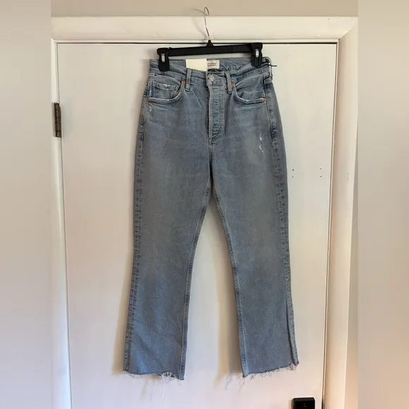 new Citizens of humanity Isola bootcut cropped jeans in blue moon light wash
