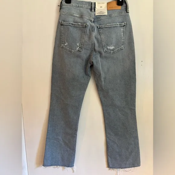 new Citizens of humanity Isola bootcut cropped jeans in blue moon light wash