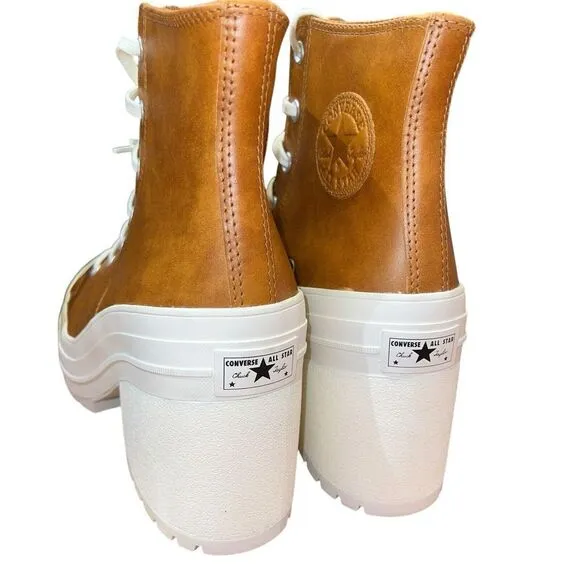 New Converse Chuck 70 De Luxe Heel Leather Hi Platform Boots A12866C Size 11