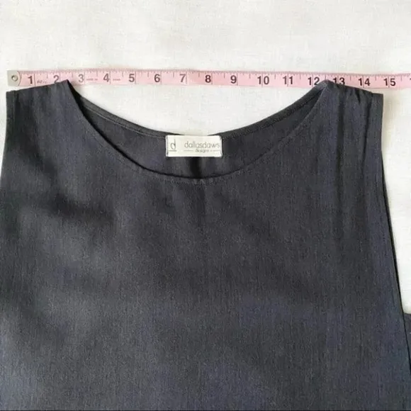 NEW Dallas Daws Minimalist Lagenlook Maxi Dress