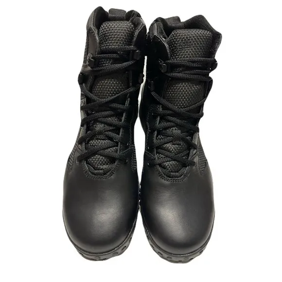 NEW Danner Mens Size 11.5 Scorch Side Zip Waterproof Black Leather Tactical Boot