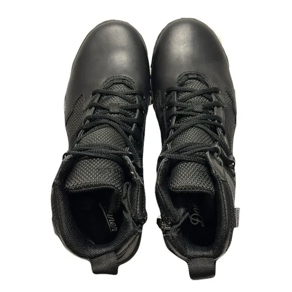 NEW Danner Mens Size 11.5 Scorch Side Zip Waterproof Black Leather Tactical Boot