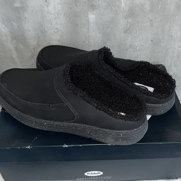 NEW Dr. Scholl's Crux Men's Black Slip-On Shoes clog sz 10.5 men’s