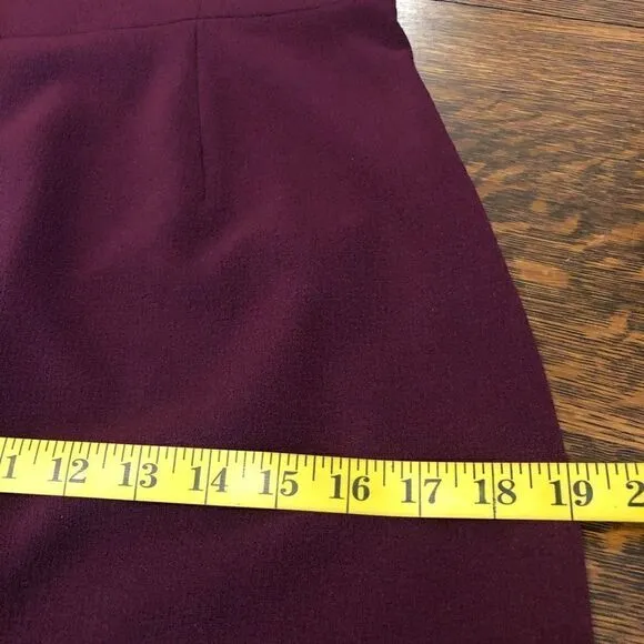 NEW Dress the Population Burgundy Elle Sheath Dress Size M NWT Quiet Luxury