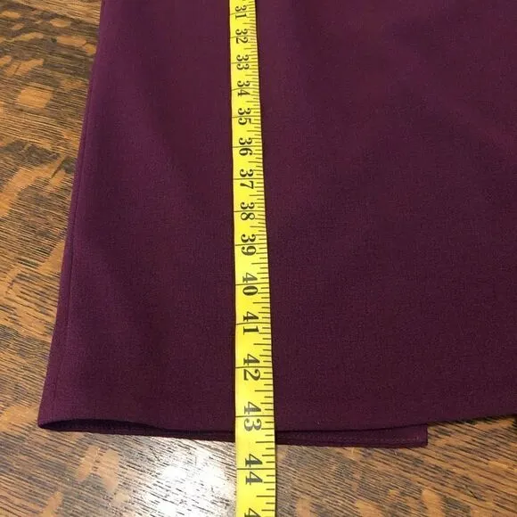 NEW Dress the Population Burgundy Elle Sheath Dress Size M NWT Quiet Luxury