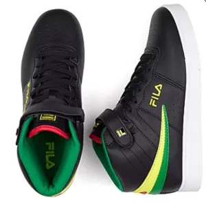 NEW Fila Men's Black and Green Sneakers- Size 10