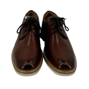 NEW Florsheim Highland Plain Toe Oxford Dressy Brown Leather Shoes Men's 7.5