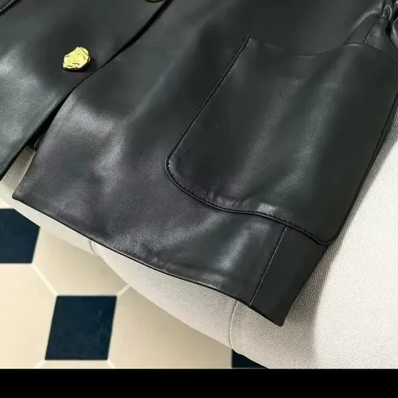 New High-End Temperament Light Faux Luxury Leather